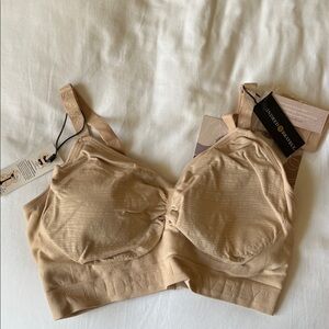 Kindred Bravely Nude/Tan Wireless Comfort Bra